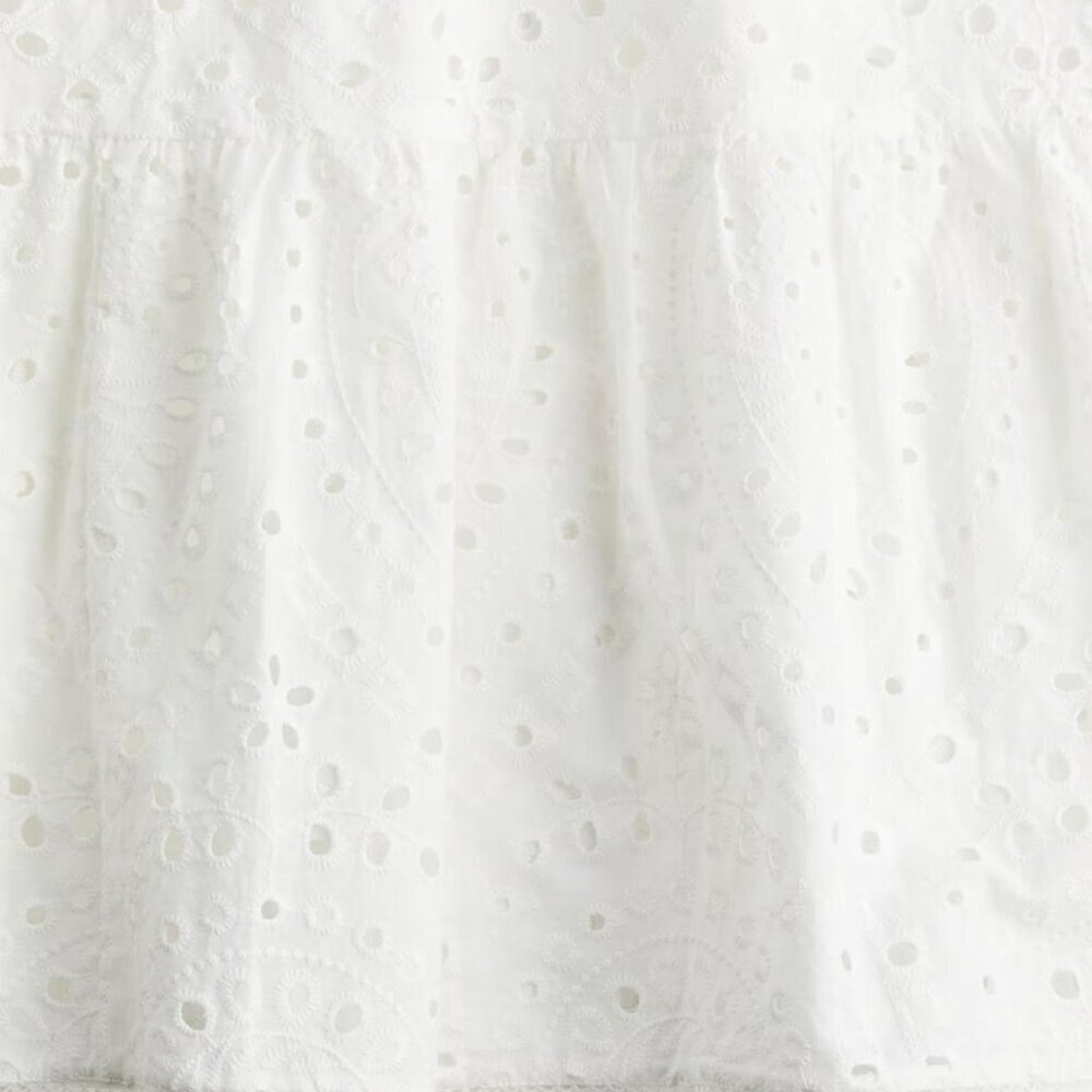 Tunic Dress with Eyelet Embroidery - Picture 2 of 2